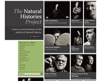 Tablet Screenshot of naturalhistoriesproject.org